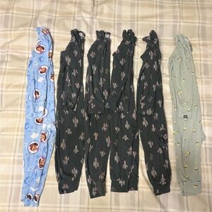 5 Viscose footless toddler pajamas